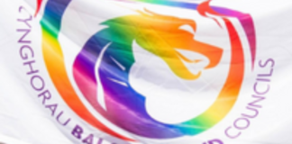 Councils unite to show support at Pride Cymru 2022