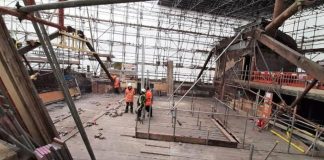 Specialist contractors prepare Palace for revamp work